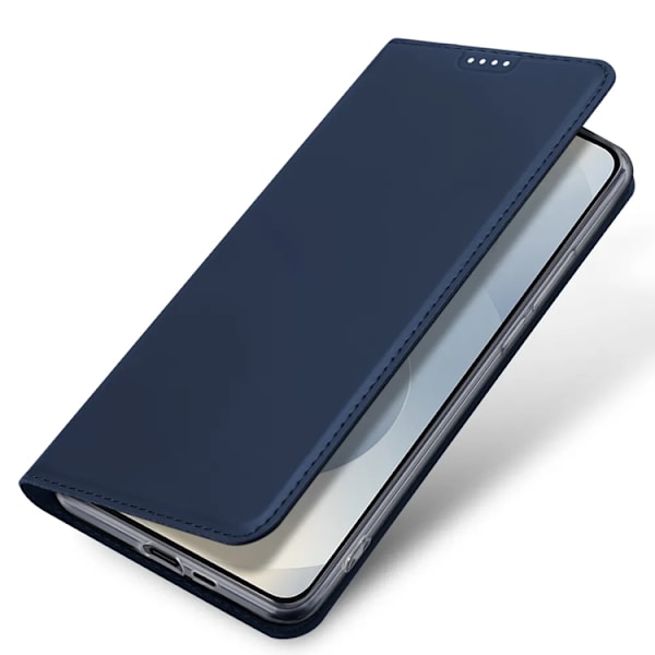 DUX DUCIS Skin Pro Galaxy S25 Edge Plånboksfodral PU Läder - Blå Blå