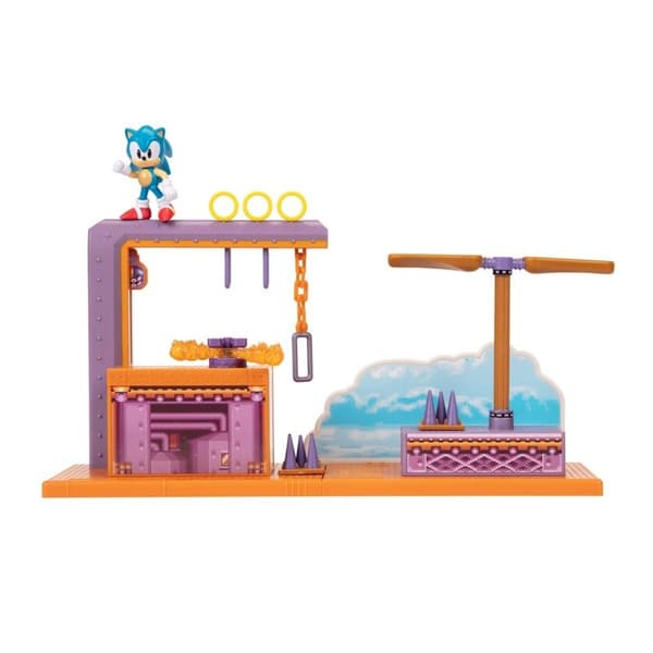SONIC 2.5 Inch Playset Flying Battery Zone