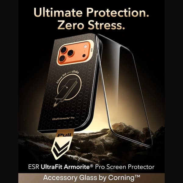 ESR Härdat Glas Skärmskydd för iPhone 18 Pro Max Armorite Pro Ultrafit