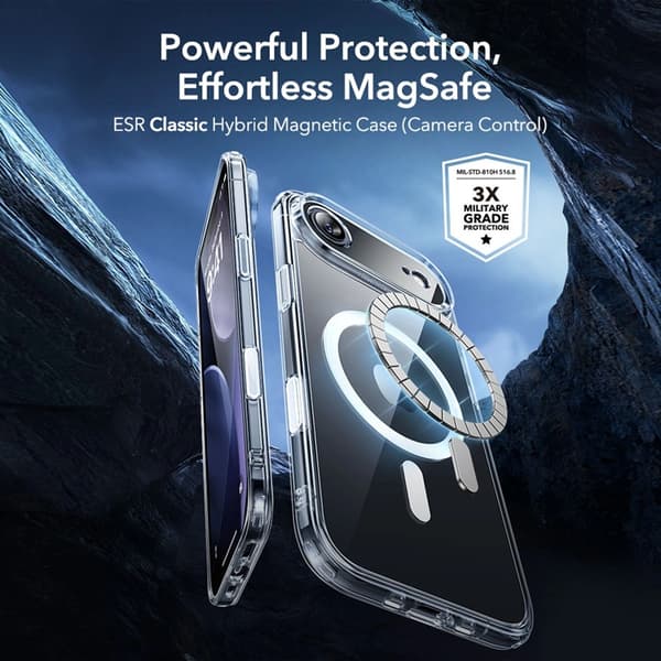 ESR Mobilskal till iPhone Air Magsafe Classic Hybird - Clear Transparent