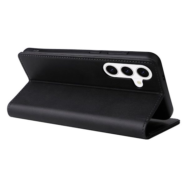 Plånboksfodral för Samsung Galaxy S26 Plus RFID Blocking Konstläder - Svart
