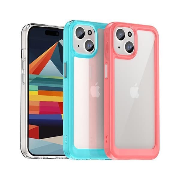 iPhone 15 Plus -puhelimen kuori Outer Space - Musta Black