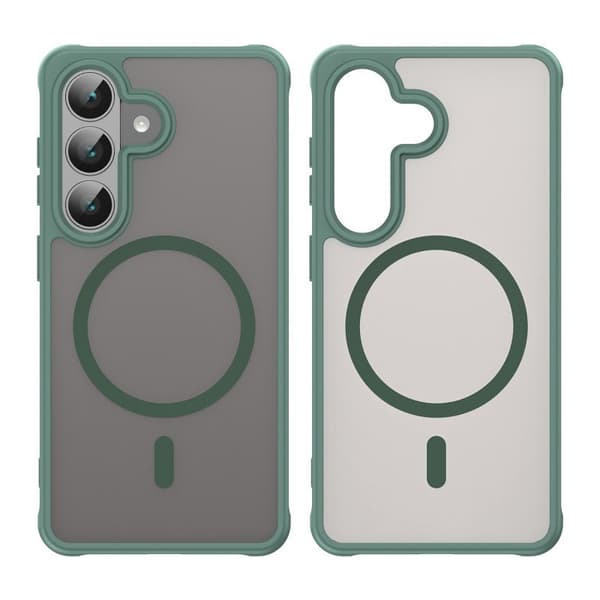 WANLONFENG Mobilskal för Samsung Galaxy S26 Plus Magnetiskt PC + TPU - Grön