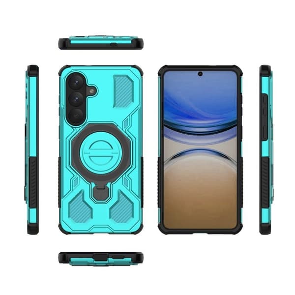 WANLONFENG Samsung Galaxy S26 Plus Skal PC TPU KJ Serie - Grön