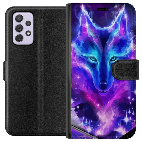 Pung Taske til Samsung Galaxy A52s 5G med Neon Wolf
