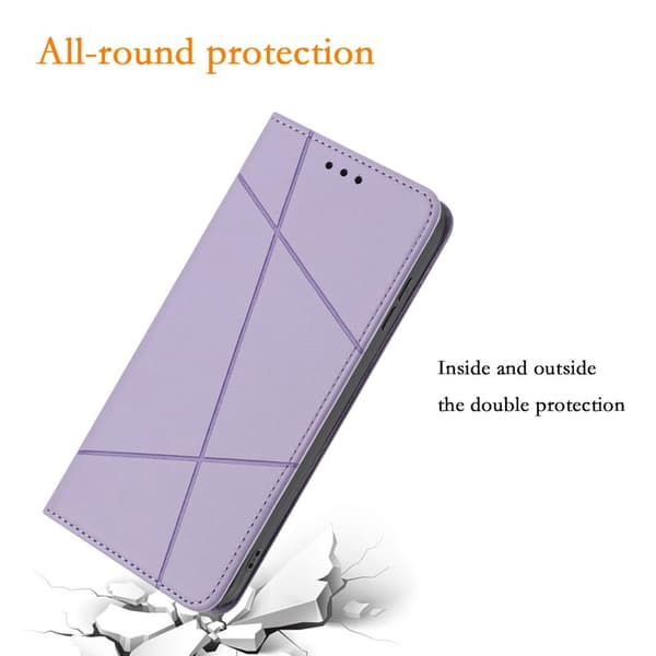 Plånboksfodral för Samsung Galaxy S26 Plus Konstläder Ställ - Lila