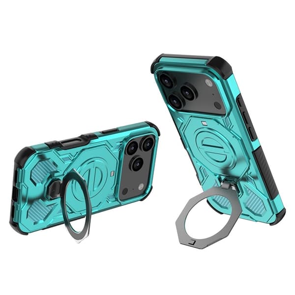 Mobilskal till iPhone 17 Pro Rotating Kickstand - Babyblå Blå