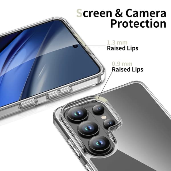 Tech-Protect Telefontaske Til Galaxy S26 Ultra Flexair - Klar Transparent