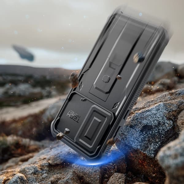Tech-Protect Mobilskal För Galaxy A36/A37 5G Kevlar Cam Plus 2-Set - Svart Svart