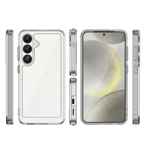 Telefontaske til Galaxy S25 Edge Outer Space - Gennemsigtig Transparent