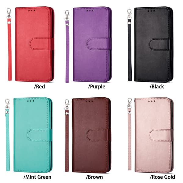 Leather Fodral Till Samsung Galaxy Note 20 Ultra - Svart Black