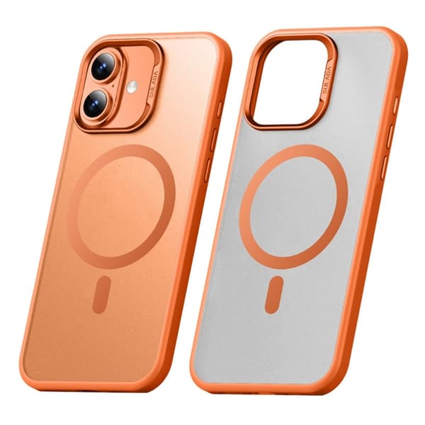 SULADA Mobilskal till iPhone 17 MagSafe PC+TPU - Orange Orange