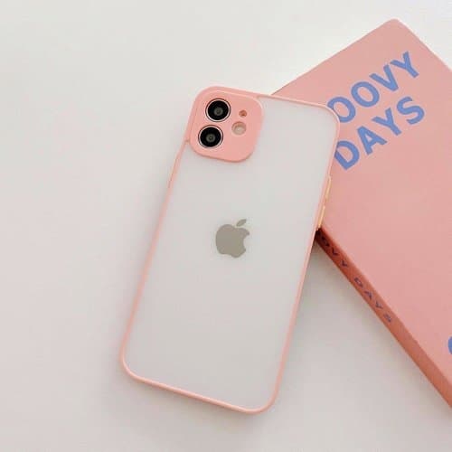 Milky Silicone Flexible Translucent Skal Galaxy A42 5G - Rosa Rosa