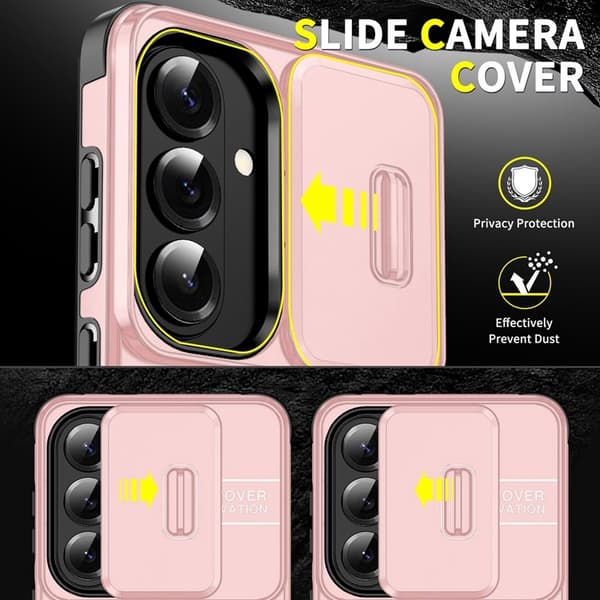 Mobilskal för Samsung Galaxy S26 Plus Magnetiskt TPU + PC - Rosa