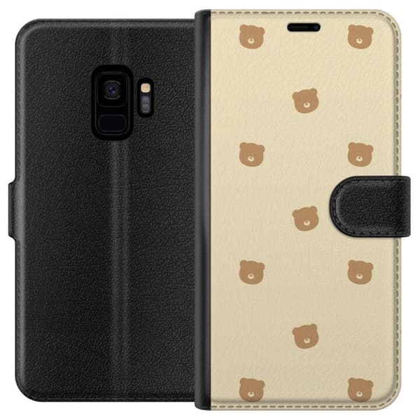 Plånboksfodral till Samsung Galaxy S9 med Björnmönster