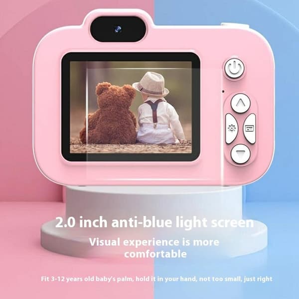 Digitalkamera för Barn HD-Videoinspelare Y8 Röd