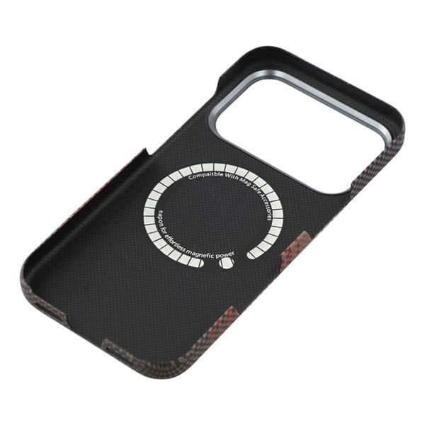 Mobilskal till iPhone 17 Pro MagSafe Aramid Fiber Gradient Gul