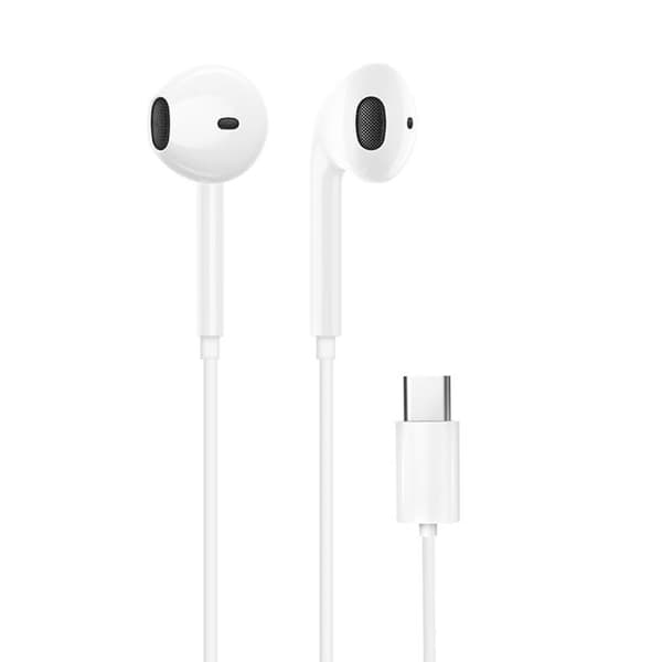 Dudao In-Ear Hörlurar med USB Typ-C Kontakt - Vit Vit