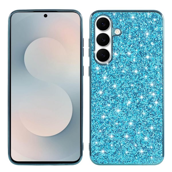 Mobilskal för Samsung Galaxy S26 Plus TPU + PC Glittrande - Blå