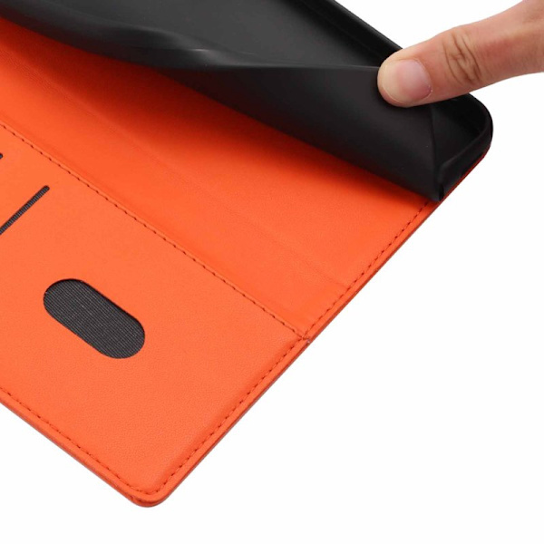 Plånboksfodral för Samsung Galaxy S26 Konstläder Ställ - Orange