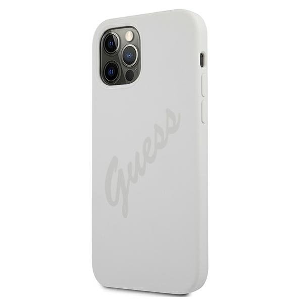 Guess iPhone 12 Pro Max Kuori Script Vintage - Cream Beige