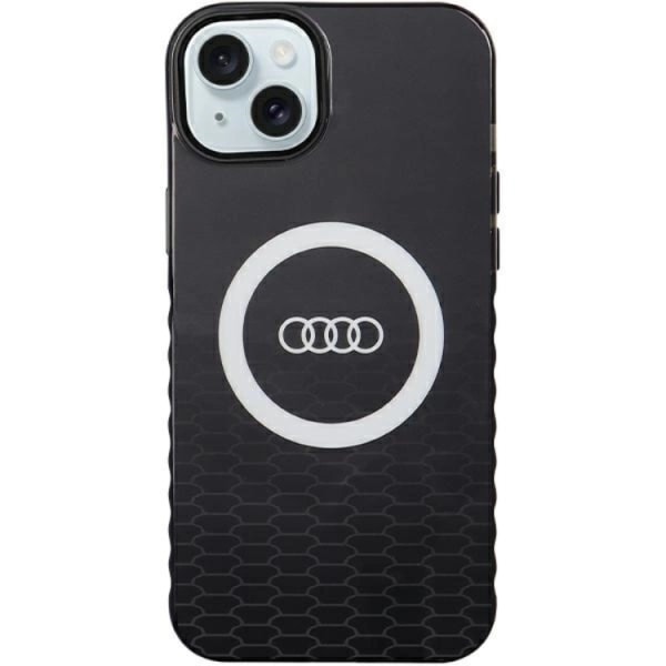 Audi iPhone 15/14 Plus mobiilikotelo Magsafe IML Big Logo - musta
