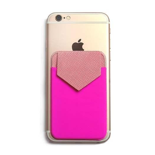Kortholder til Smartphones med Flared - Pink Pink