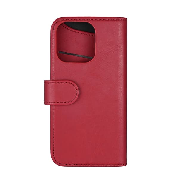 GEAR iPhone 16 Pro Max Plånboksfodral MagSafe - Mörkröd Röd