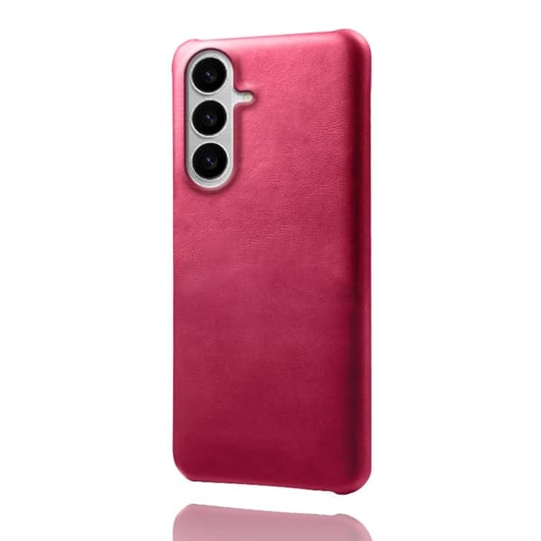 Samsung Galaxy S26 / S26 Pro Skal PU Läder Hård PC Skydd - Rosa