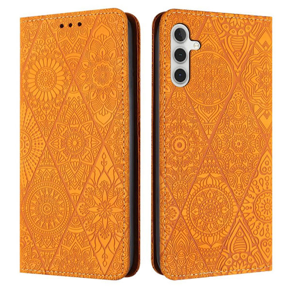 Plånboksfodral för Samsung Galaxy S26 Plus Konstläder Ställ - Gul