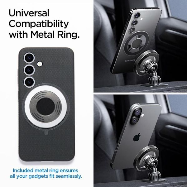Spigen Bilhållare Magsafe Magnetic Instrumentpanel/Vent Silver