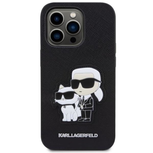 Karl Lagerfeld iPhone 14 Pro Max Mobilskal Saffiano Karl & Choup