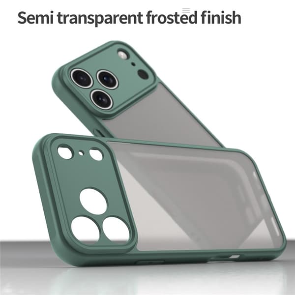 Mobilskal till iPhone 17 Pro Frostade krockkuddar Drop Proof - Lila Lila