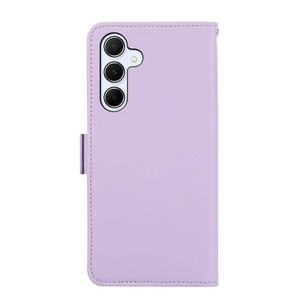 ABEEL Samsung Galaxy S23 FE Plånboksfodral RFID-Skydd Konstläder Lila