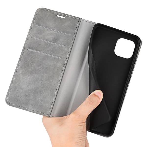 Folio iPhone 14 Plånboksfodral  - Grå Grå