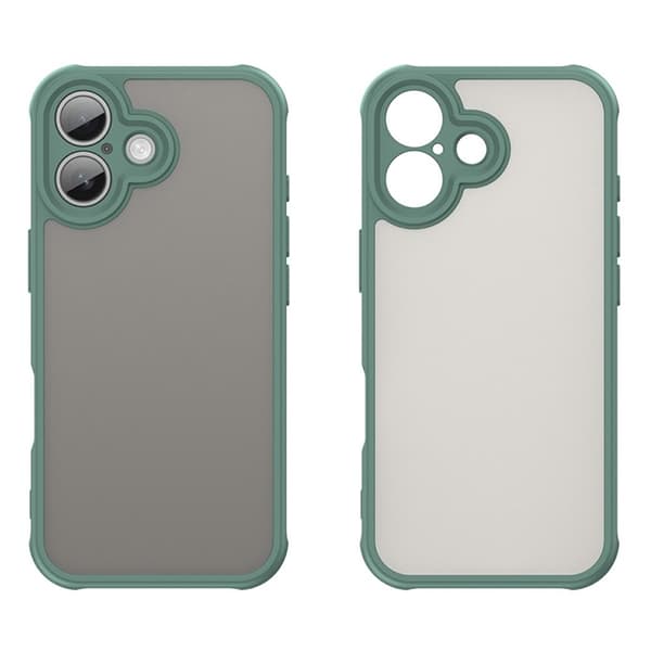 Mobilskal till iPhone 17 Frostade krockkuddar Drop Proof - Grön