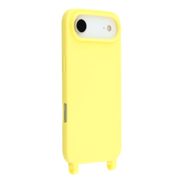 Mobilskal till iPhone Air TPU Shockproof med Lanyard - Gul Gul
