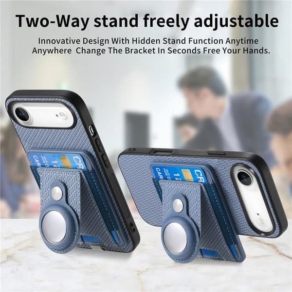 Mobilskal till iPhone Air Detachable korthållare - Blå Blå