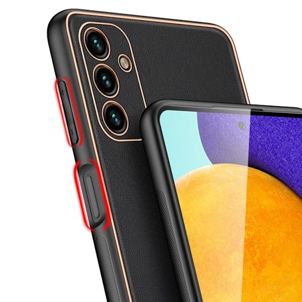 Dux Ducis Yolo Läder Skal Galaxy A13 5G - Svart Svart