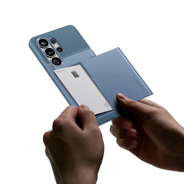 Spigen Mobilskal För Galaxy S26 Ultra Slim Armor CS - Ljusblå Blå