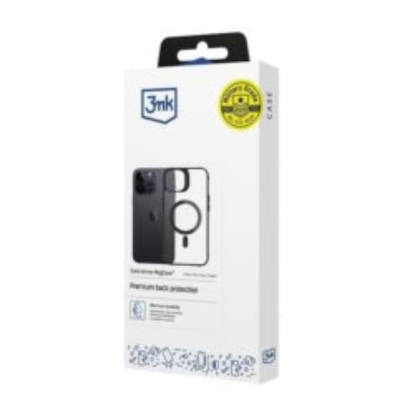 3MK Mobilskal till iPhone 14 Pro Max MagSafe Satin Armor - Svart Black