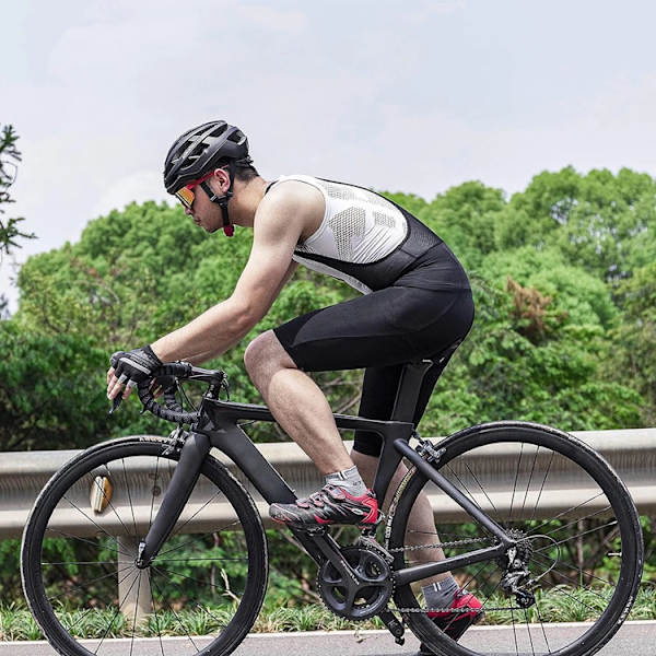 Rockbros Korta Bib-Shorts XXXL - Svart