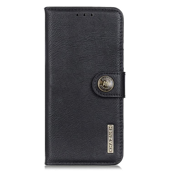 KHAZNEH OnePlus 10T 5G Plånboksfodral PU Läder - Svart Svart