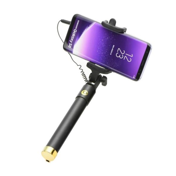 Selfie Stick Bluetooth - Rosa