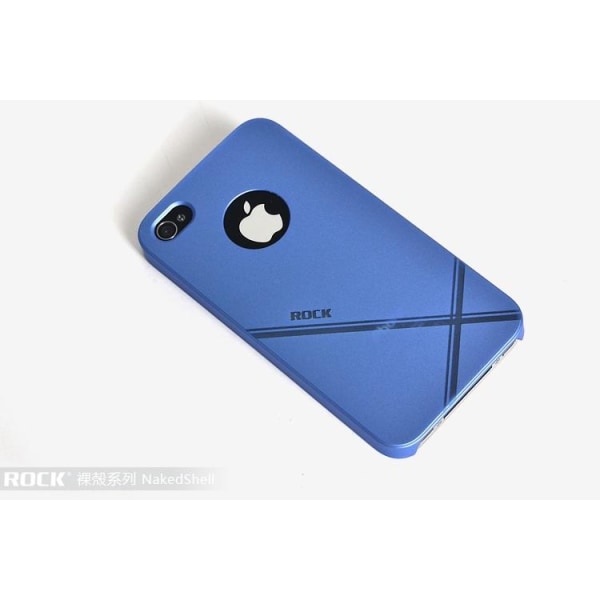 Rock NakedShell -kotelo iPhone 4:lle ja 4S:lle (violetti)