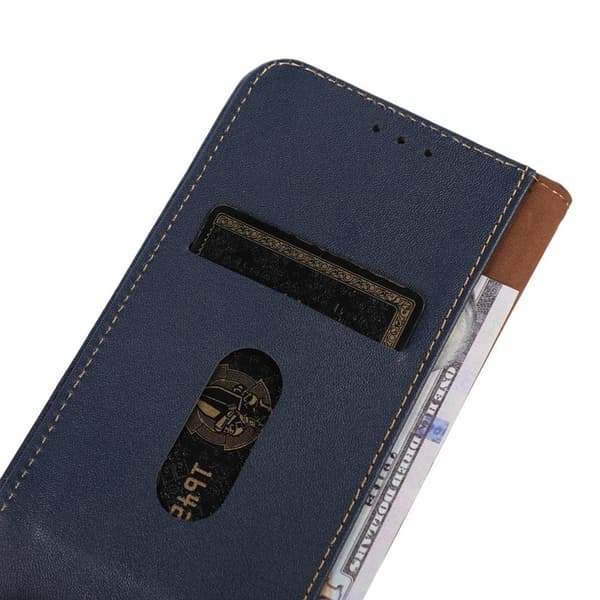 KHAZNEH Samsung Galaxy S26 / S26 Pro Plånboksfodral Äkta Läder - Blå
