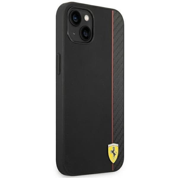 BMW iPhone 14 Plus Skal Hård Carbon - Sort Black