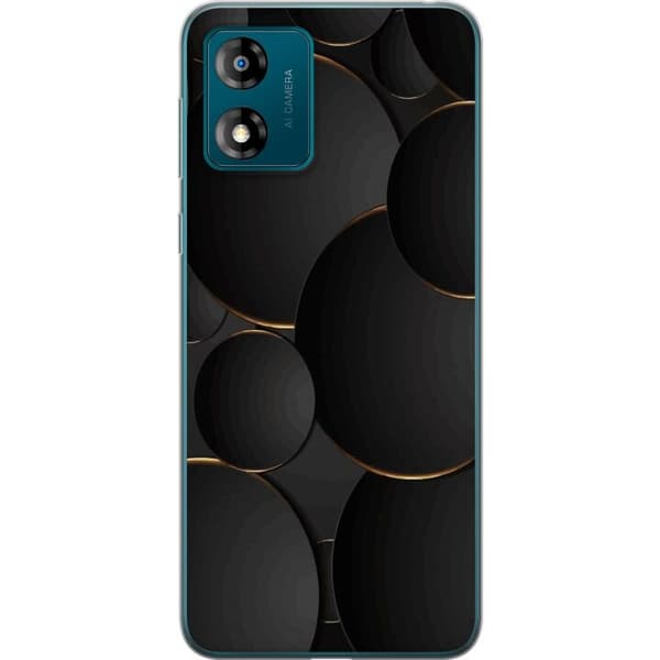 Telefontaske til Motorola Moto E13 med luksus cirkler