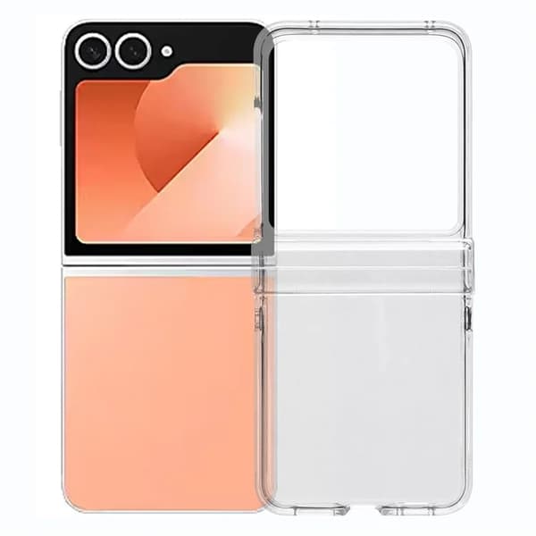 Mobilskal till Galaxy Z Flip7 Shockproof PC Crystal Shell - Clear Transparent
