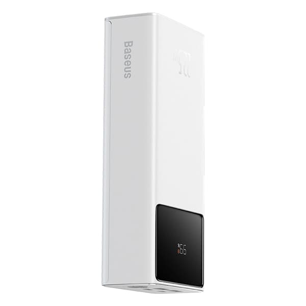 Baseus Powerbank 30000mAh 22.5W USB-A - USB-C Kabel 30cm Vit Vit